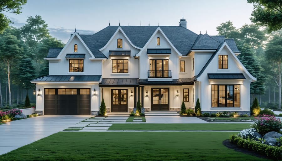 Homeowner reviewing loan options and financial documents with confidence at home office